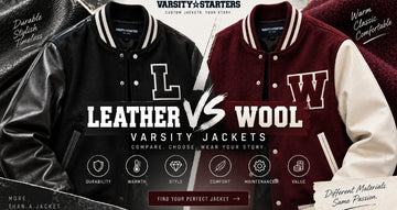 Leather vs Wool Varsity Jackets: Complete Comparison Guide